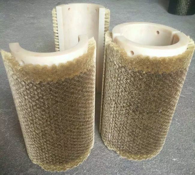生产金属钢丝毛刷辊加工安徽荣达毛刷生产厂家
